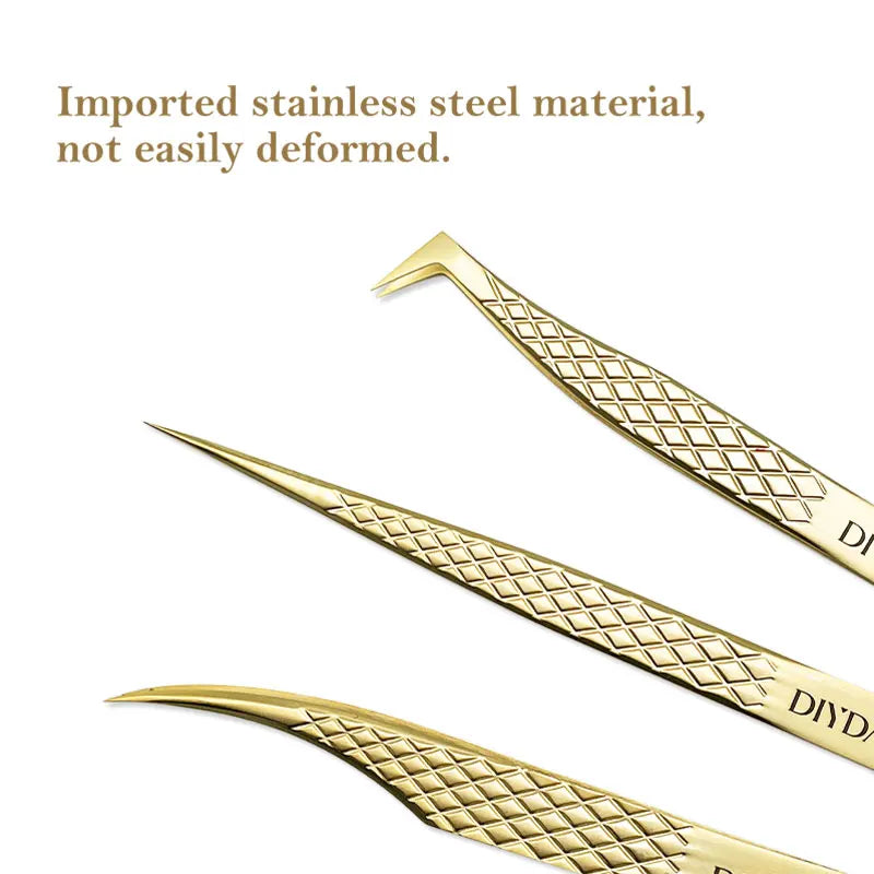 Anti-slip Eyelash Extension Tweezers